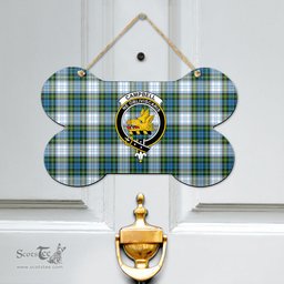 Scottish Campbell Dress Clan Tartan Door Sign - Crest Classic Scottish Plaid Tartan Plaid