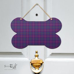 Scottish Pride of Glencoe Clan Tartan Door Sign - Classic Scottish Plaid Tartan Plaid