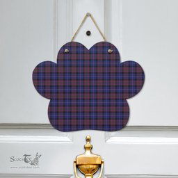 Scottish Pride of Scotland Clan Tartan Door Sign - Classic Scottish Plaid Tartan Plaid