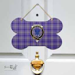 Scottish Ochterlony Clan Tartan Door Sign - Crest Classic Scottish Plaid Tartan Plaid