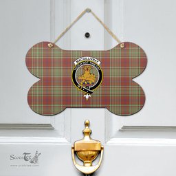 Scottish MacGillivray Hunting Ancient Clan Tartan Door Sign - Crest Classic Scottish Plaid Tartan Plaid