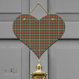 Scottish Princess Margaret Clan Tartan Door Sign - Classic Scottish Plaid Tartan Plaid