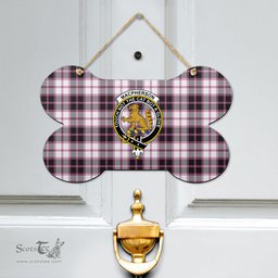 Scottish MacPherson Hunting Modern Clan Tartan Door Sign - Crest Classic Scottish Plaid Tartan Plaid