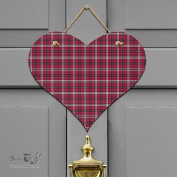 Scottish Little Clan Tartan Door Sign - Classic Scottish Plaid Tartan Plaid