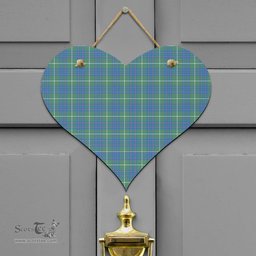 Scottish MacIntyre Hunting Ancient Clan Tartan Door Sign - Classic Scottish Plaid Tartan Plaid