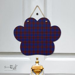 Scottish Home Modern Clan Tartan Door Sign - Classic Scottish Plaid Tartan Plaid