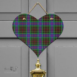 Scottish Brodie Hunting Modern Clan Tartan Door Sign - Classic Scottish Plaid Tartan Plaid