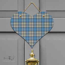 Scottish Napier Ancient Clan Tartan Door Sign - Classic Scottish Plaid Tartan Plaid