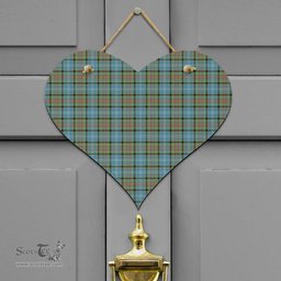 Scottish Paisley District Clan Tartan Door Sign - Classic Scottish Plaid Tartan Plaid