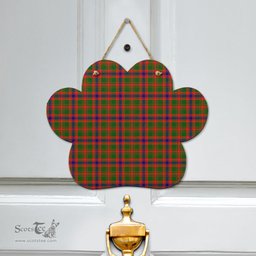 Scottish Nithsdale District Clan Tartan Door Sign - Classic Scottish Plaid Tartan Plaid
