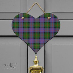 Scottish Blair Modern Clan Tartan Door Sign - Classic Scottish Plaid Tartan Plaid