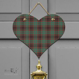 Scottish Buchan Ancient Clan Tartan Door Sign - Classic Scottish Plaid Tartan Plaid