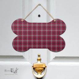 Scottish Little Clan Tartan Door Sign - Classic Scottish Plaid Tartan Plaid