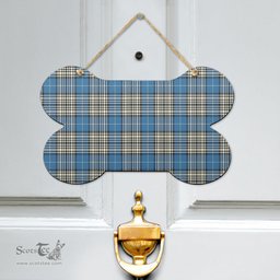 Scottish Napier Ancient Clan Tartan Door Sign - Classic Scottish Plaid Tartan Plaid
