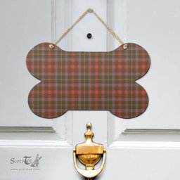 Scottish MacKintosh Hunting Weathered Clan Tartan Door Sign - Classic Scottish Plaid Tartan Plaid