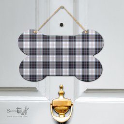 Scottish MacRae Dress Modern Clan Tartan Door Sign - Classic Scottish Plaid Tartan Plaid