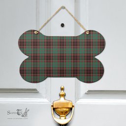 Scottish Buchan Ancient Clan Tartan Door Sign - Classic Scottish Plaid Tartan Plaid
