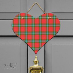 Scottish MacLaine of Loch Buie Clan Tartan Door Sign - Classic Scottish Plaid Tartan Plaid