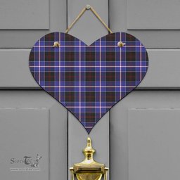 Scottish Dunlop Modern Clan Tartan Door Sign - Classic Scottish Plaid Tartan Plaid