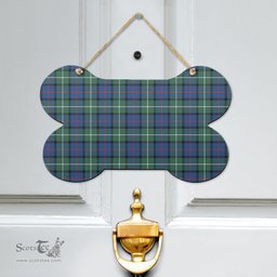 Scottish Davidson of Tulloch Clan Tartan Door Sign - Classic Scottish Plaid Tartan Plaid