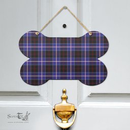 Scottish Dunlop Modern Clan Tartan Door Sign - Classic Scottish Plaid Tartan Plaid