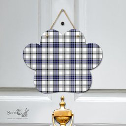 Scottish Hannay Modern Clan Tartan Door Sign - Classic Scottish Plaid Tartan Plaid