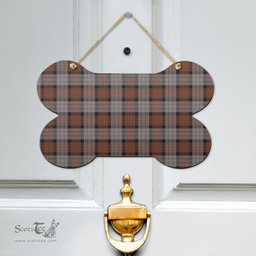Scottish Cameron of Erracht Weathered Clan Tartan Door Sign - Classic Scottish Plaid Tartan Plaid