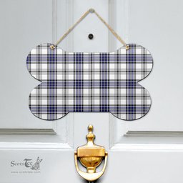 Scottish Hannay Modern Clan Tartan Door Sign - Classic Scottish Plaid Tartan Plaid