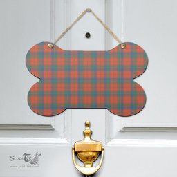 Scottish Robertson Ancient Clan Tartan Door Sign - Classic Scottish Plaid Tartan Plaid