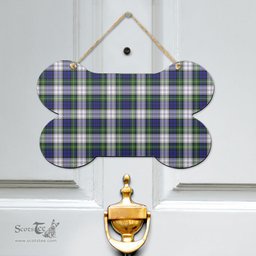 Scottish Gordon Dress Modern Clan Tartan Door Sign - Classic Scottish Plaid Tartan Plaid