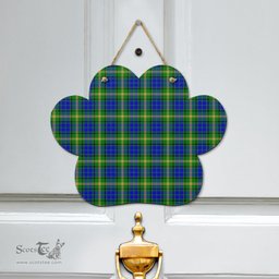 Scottish Maitland Clan Tartan Door Sign - Classic Scottish Plaid Tartan Plaid