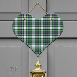 Scottish MacKenzie Dress Modern Clan Tartan Door Sign - Classic Scottish Plaid Tartan Plaid
