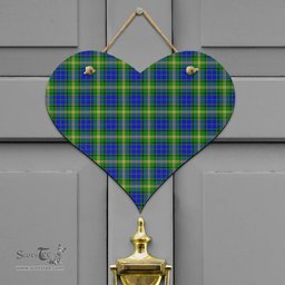 Scottish Maitland Clan Tartan Door Sign - Classic Scottish Plaid Tartan Plaid