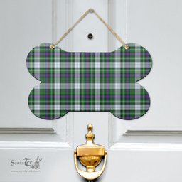 Scottish MacKenzie Dress Modern Clan Tartan Door Sign - Classic Scottish Plaid Tartan Plaid