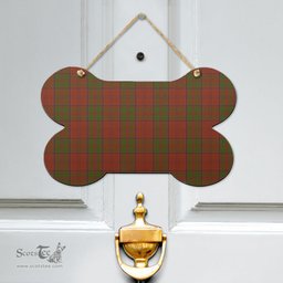 Scottish Drummond Clan Clan Tartan Door Sign - Classic Scottish Plaid Tartan Plaid