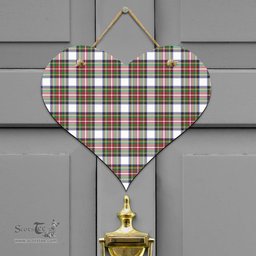 Scottish Stewart Dress Modern Clan Tartan Door Sign - Classic Scottish Plaid Tartan Plaid