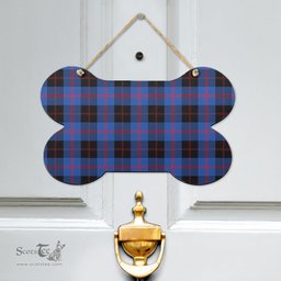 Scottish Angus Modern Clan Tartan Door Sign - Classic Scottish Plaid Tartan Plaid
