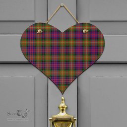 Scottish Carnegie Modern Clan Tartan Door Sign - Classic Scottish Plaid Tartan Plaid