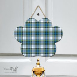 Scottish Campbell Dress Ancient Clan Tartan Door Sign - Classic Scottish Plaid Tartan Plaid