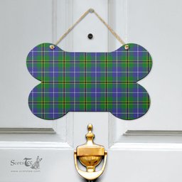Scottish Turnbull Hunting Clan Tartan Door Sign - Classic Scottish Plaid Tartan Plaid