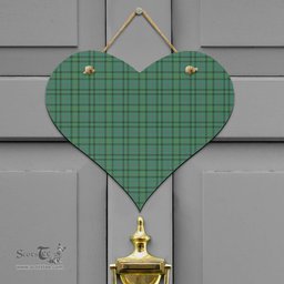 Scottish Ross Hunting Ancient Clan Tartan Door Sign - Classic Scottish Plaid Tartan Plaid