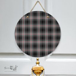 Scottish Moffat Modern Clan Tartan Door Sign - Classic Scottish Plaid Tartan Plaid