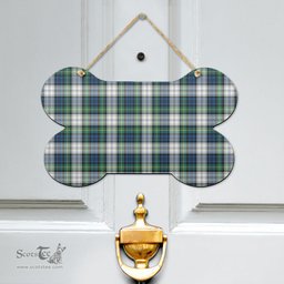 Scottish Gordon Dress Ancient Clan Tartan Door Sign - Classic Scottish Plaid Tartan Plaid