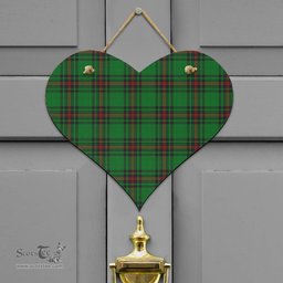 Scottish Fife District Clan Tartan Door Sign - Classic Scottish Plaid Tartan Plaid