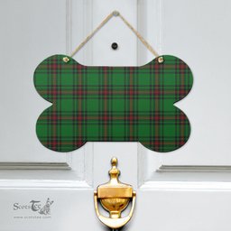 Scottish Fife District Clan Tartan Door Sign - Classic Scottish Plaid Tartan Plaid
