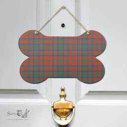 Scottish Matheson Ancient Clan Tartan Door Sign - Classic Scottish Plaid Tartan Plaid