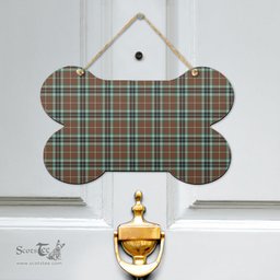 Scottish Thomson Hunting Modern Clan Tartan Door Sign - Classic Scottish Plaid Tartan Plaid