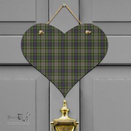 Scottish Davidson Tulloch Dress Clan Tartan Door Sign - Classic Scottish Plaid Tartan Plaid