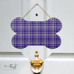 Scottish Ochterlony Clan Tartan Door Sign - Classic Scottish Plaid Tartan Plaid