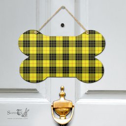 Scottish MacLeod of Lewis Modern Clan Tartan Door Sign - Classic Scottish Plaid Tartan Plaid